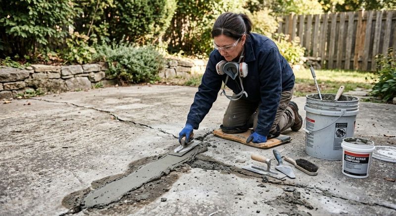 Concrete Porch Repair in Des Moines, IA