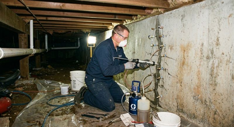 Cracked Foundation Repair in Columbus, OH